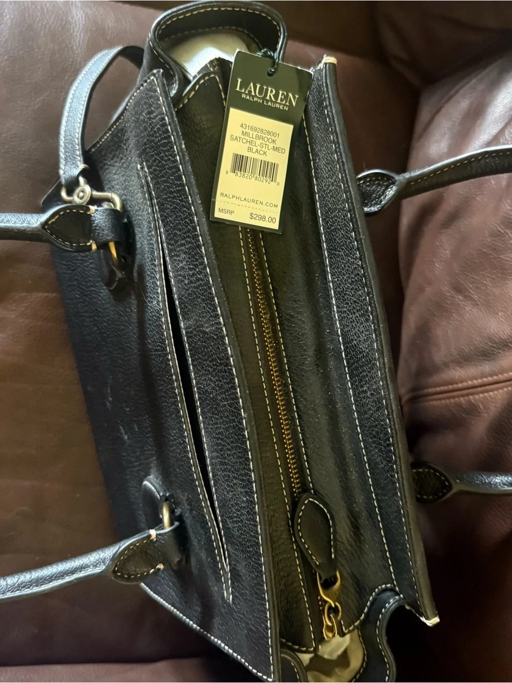 New With Tag. Original packing. Lauren Ralph Lauren Millbrook Medium Satchel